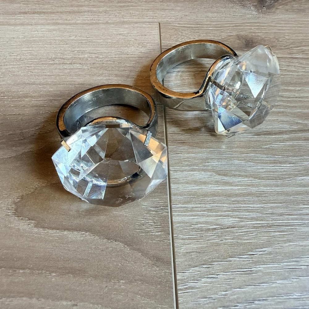 Large Oversized Novelty Diamond Engagement Rings 2